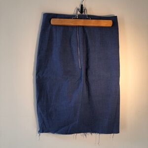 Acne Deep Blue Midi Skirt